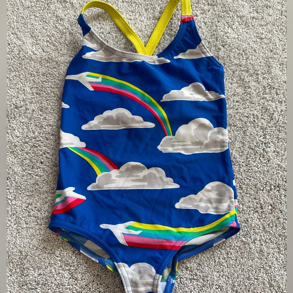 Mini Boden 2-3y cloud swimsuit